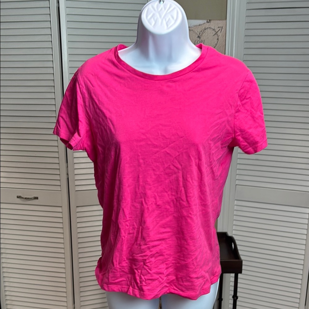 Zara Women's Pink T-Shirt